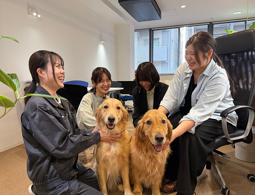社員犬も出社する